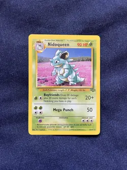 Pokemon TCG Nidoqueen 23/64 Jungle Non Holo Rare Unlimited WOTC Card - Image 1