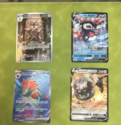 Pokemon TCG Doublade, Mr. Rime V, Zoroark GX, Steelix V Holo Lot - 4 Cards - Image 1