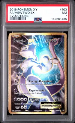 Mewtwo EX 103/108 PSA 7 NM Holo XY Evolutions Pokemon Card 🔥🔥 - Image 1
