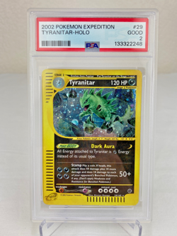 Tyranitar 029/165 - Expedition Base Set Holo Rare Pokemon Card - PSA 2 - Good - Image 1