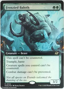 MTG: Edge of Eternities - Frenzied Baloth - Extended Art Foil - Image 1