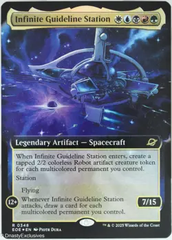 MTG: Edge of Eternities - Infinite Guideline Station - Extended Art Foil - Image 1