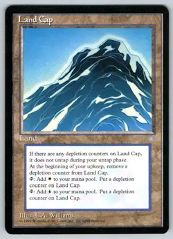 1995 Ice Age Land Cap Rare - Image 1