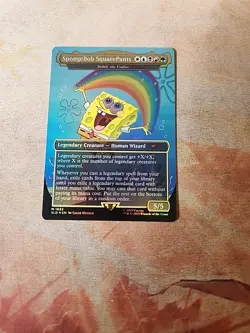 SpongeBob SquarePants-Jodah, The Unifier Rainbow Foil Secret Lair MTG NM - Image 1