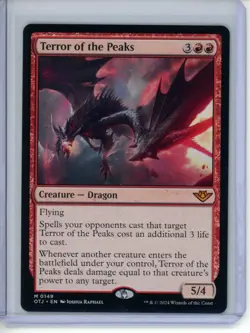 Terror of the Peaks Magic: The Gathering 2024 Thunder Junction #149 Mythic Rare - Image 1