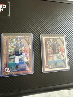 25/26 Topps Chrome Jaxson Dart LOT #306 Leather/Pigskin Refractor (RC) & Base - Image 2