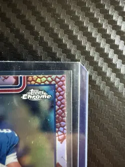 25/26 Topps Chrome Jaxson Dart LOT #306 Leather/Pigskin Refractor (RC) & Base - Image 4