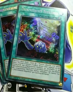 ✅YuGiOh -30% 1x UBERTRIEBENES BEGRABNIS MP18-DE143 GER SECRET RARE BOOSTERFRESH✅ - Image 1