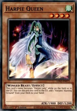 1x (NM) Harpie Queen - LDS2-EN072 - Common - 1st Edition YuGiOh - Image 1