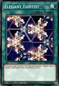 1x (NM) Elegant Egotist - LDS2-EN080 - Common - 1st Edition YuGiOh - Image 1