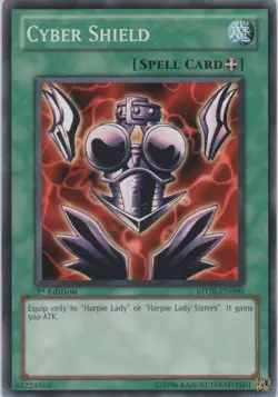 1x (NM) Cyber Shield - STOR-EN090 - Common - Unlimited Edition YuGiOh - Image 1