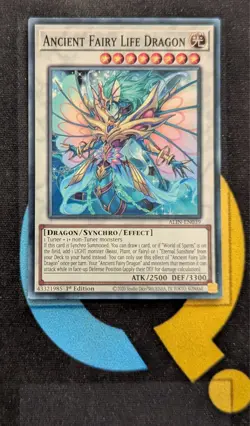 ALIN-EN039 Ancient Fairy Life Dragon Super Rare 1st Edition YuGiOh Card - Image 1