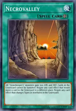 Yugioh RA04-EN122 - Necrovalley - Platinum Secret Rare - Image 1