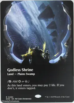 MTG: Edge of Eternities - Godless Shrine - Borderless - Image 1