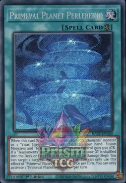 1st ed Primeval Planet Perlereino secret rare RA02-EN069 Yugioh - Image 1