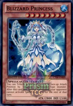 Blizzard Princess super rare CT09-EN009 Yugioh - Image 1