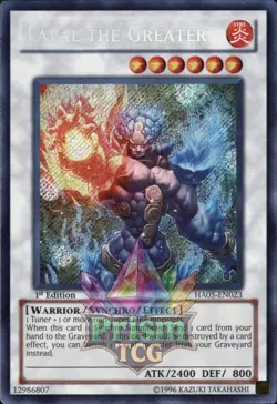 1st ed Laval the Greater secret rare HA05-EN023 Yugioh - Image 1