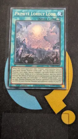 RA05-EN072 Primite Lordly Lode Super Rare 1st Ed YuGiOh - Image 1