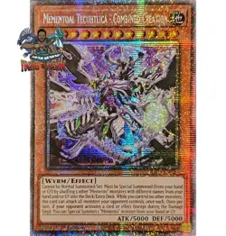 Yugioh! 1x Mementoal Tecuhtlica - Combined Creation RA05-EN029 Starlight Rare NM - Image 1