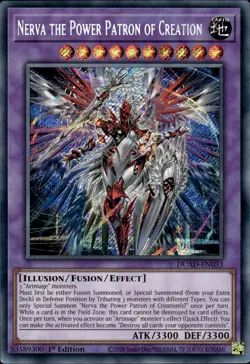 Nerva The Power Patron Of Creation - Secret Rare 1st Ed DUAD-EN033 - NM - YuGiOh - Image 1
