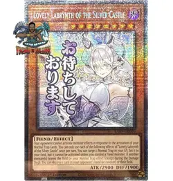 Yugioh! 1x Lovely Labrynth of the Silver Castle RA05-EN099 Starlight Rare NM - Image 1