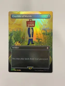 Crucible of Worlds (Borderless) Universes Beyond: Fallout Foil NM Free Ship - Image 1