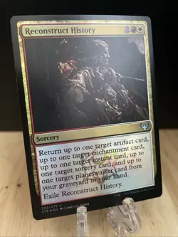 MTG Reconstruct History FOIL #222/275 Strixhaven: School of Mages Uncommon NM/M - Image 1