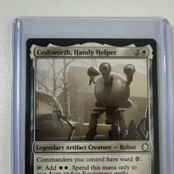 Codsworth, Handy Helper Fallout Legendary Artifact Creature Rare White 014 - Image 3