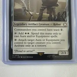 Codsworth, Handy Helper Fallout Legendary Artifact Creature Rare White 014 - Image 4