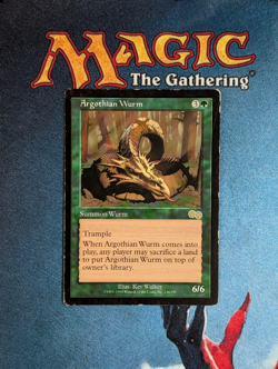 MTG - Argothian Wurm - Urza's Saga - HP - Image 1