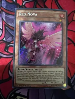 Red Nova DRL3-EN017 Secret Rare 1st Edition NM-M - Image 1