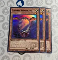 3x Mirror Resonator - HSRD-EN019 - Super Rare (Lp) - Yugioh Playset - Image 1