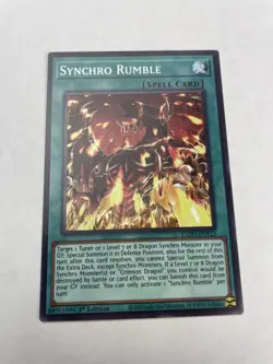 Synchro Rumble L5DD-ENY22 1st Edition Common NM Yu-Gi-Oh - Image 1