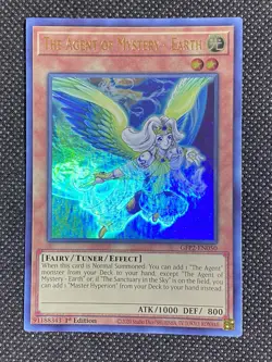 YuGiOh! - The Agent of Mystery - Earth Ultra Rare 1st Edition Near Mint - Image 1