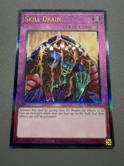 Yu-Gi-Oh! Skill Drain Prismatic Ultimate 1st Edition RA02-EN077 NM - Image 1