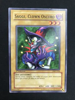 Yugioh Saggi Clown Oscuro PMT I038 Prima Edizione Predoni Metallici ITA Vintage - Image 1