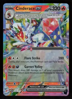 Cinderace ex 038/217 ME: Ascended Heroes Holo Pokemon TCG NM Double Rare - Image 1