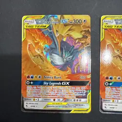 5x MOLTRES & ZAPDOS & ARTICUNO GX Tag Team 2019 Pokemon S&M Hidden Fates 44/68 - Image 2