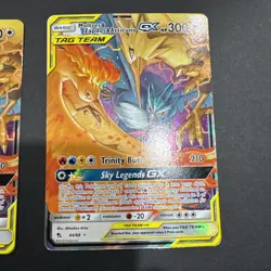 5x MOLTRES & ZAPDOS & ARTICUNO GX Tag Team 2019 Pokemon S&M Hidden Fates 44/68 - Image 4