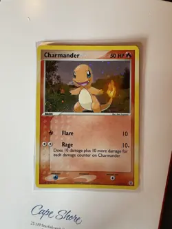 Charmander 113/112 Fire Red & Leaf Green Pokemon Secret Rare Holo LP-NM - Image 1