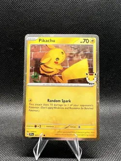 Pikachu Pokemon Day 2026 051/162 30th Anniversary Promo Pokemon TCG MINT - Image 1