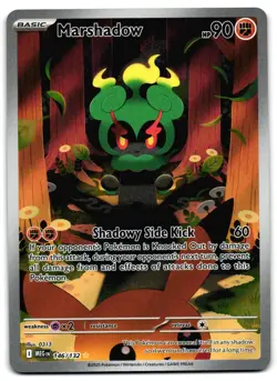 Marshadow 146/132 - Mega Evolution Illustration Rare Pokemon TCG - NM Card - Image 1