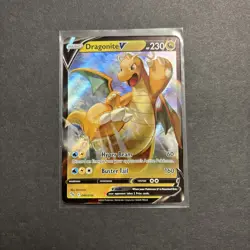 Dragonite V 049/078 Holo V Rare Pokemon GO Pokemon NM - Image 1