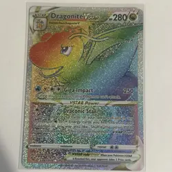 Pokemon TCG Dragonite VSTAR Holo Ultra Rare Card - Image 1