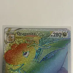 Pokemon TCG Dragonite VSTAR Holo Ultra Rare Card - Image 2