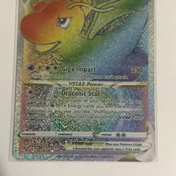 Pokemon TCG Dragonite VSTAR Holo Ultra Rare Card - Image 3