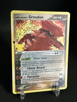 Team Magma's Groudon 9/95 Celebrations 25th Classic Collection Pokemon - Image 3