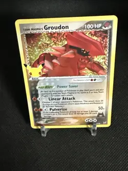 Team Magma's Groudon 9/95 Celebrations 25th Classic Collection Pokemon - Image 4