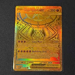 Pokemon Perfect Order Mega Zygarde EX Gold Mega Hyper Rare 124/88 - Image 1