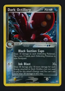 Dark Octillery 8/109 Team Rocket Returns Holo Rare Pokemon TCG - Image 1